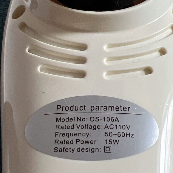 Osaki OS-106A Massage Wand Handheld 3 Speed Percussion Massager Red White Tested - Picture 6 of 12